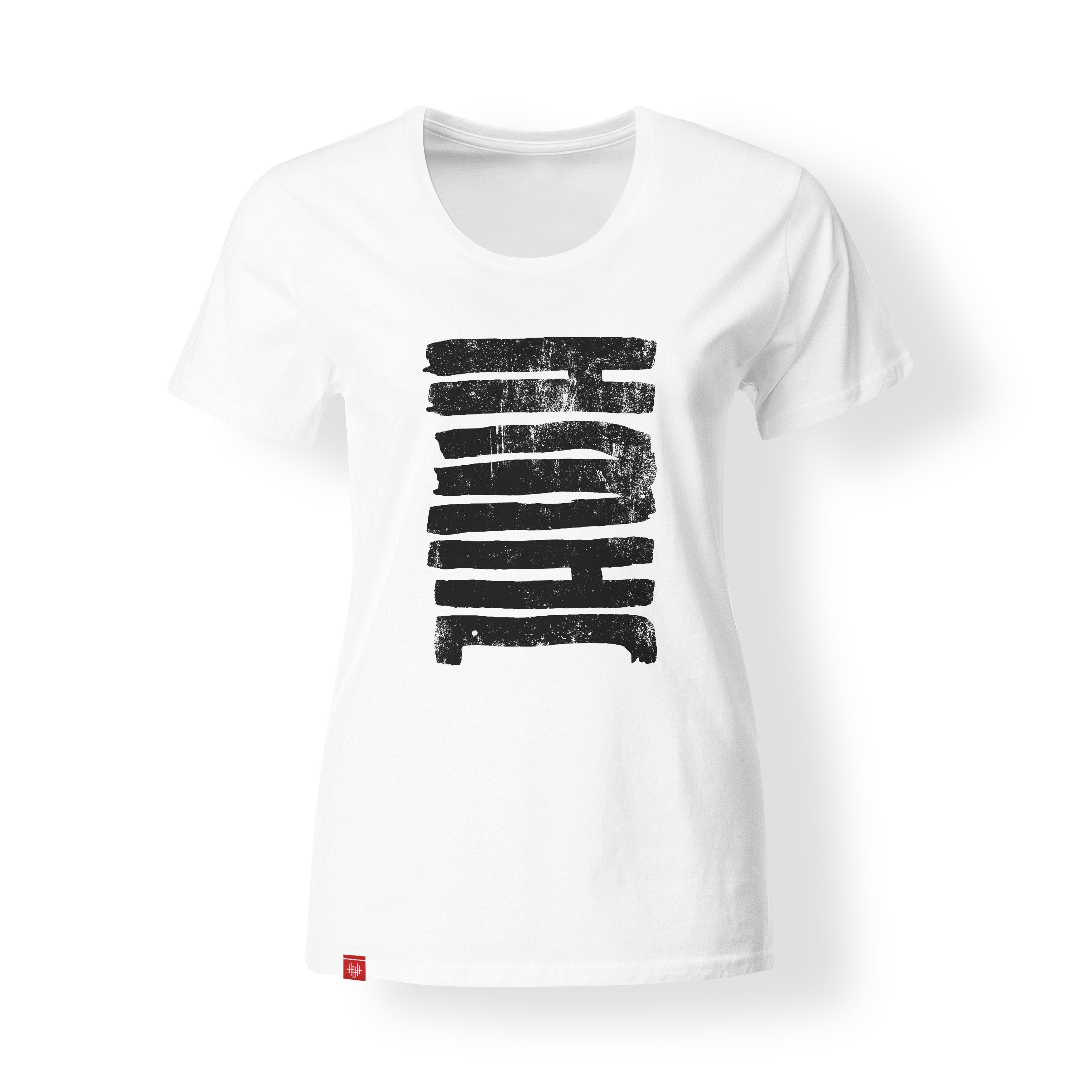 Girlie-Shirt JHWH (Jahwe – Gott) (Weiß)