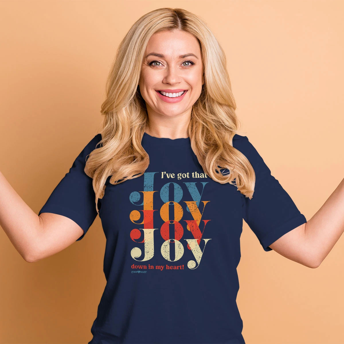 JOY Joy Joy – grace & truth ® Girlie-Shirt