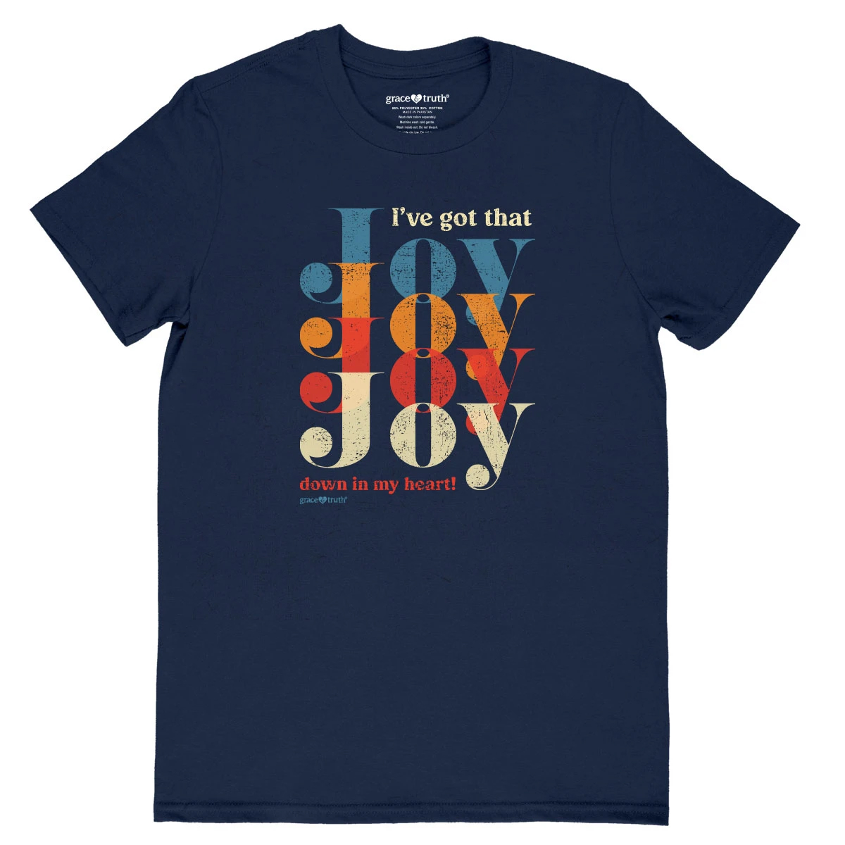 JOY Joy Joy – grace & truth ® Girlie-Shirt