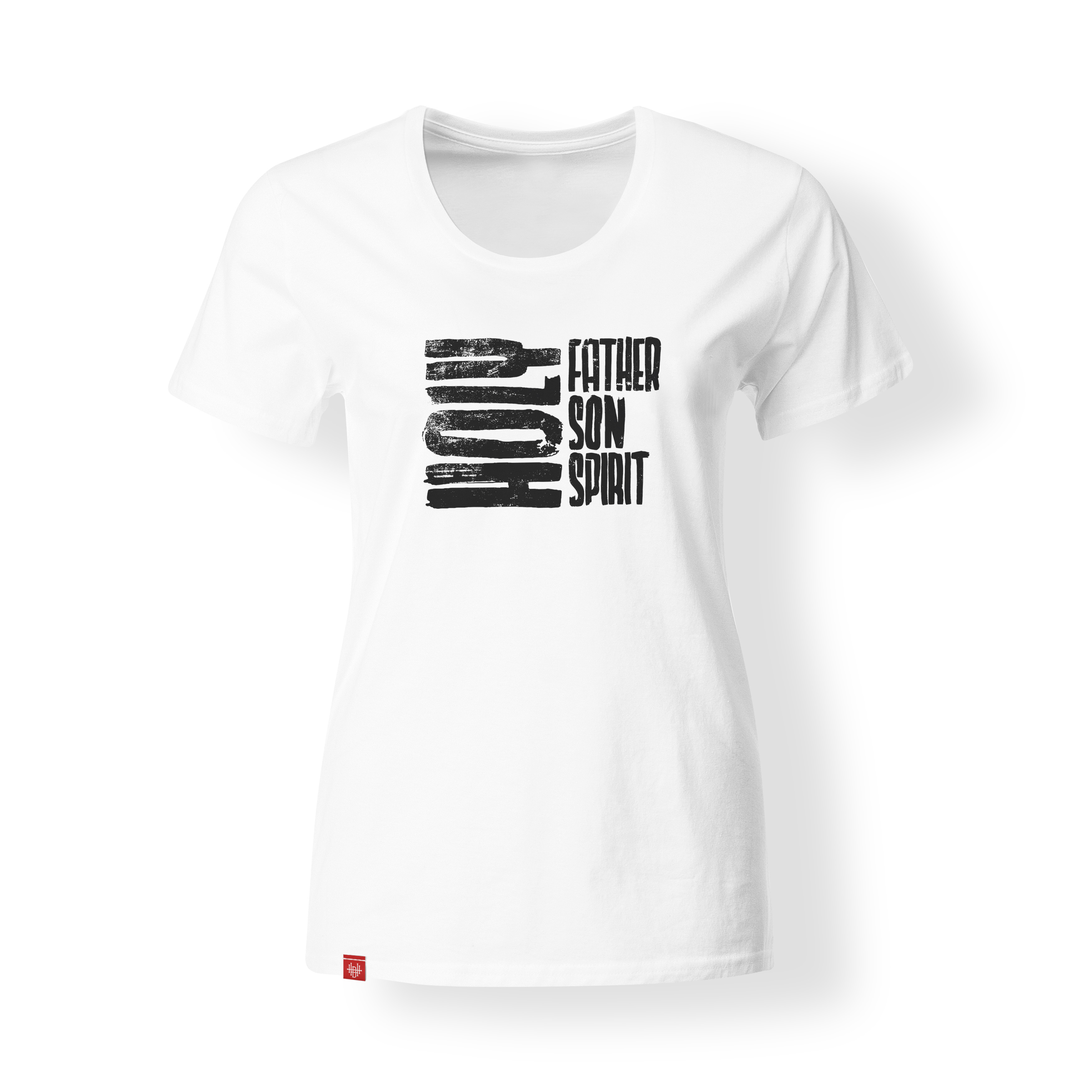 Girlie-T-Shirt Holy (Weiß)