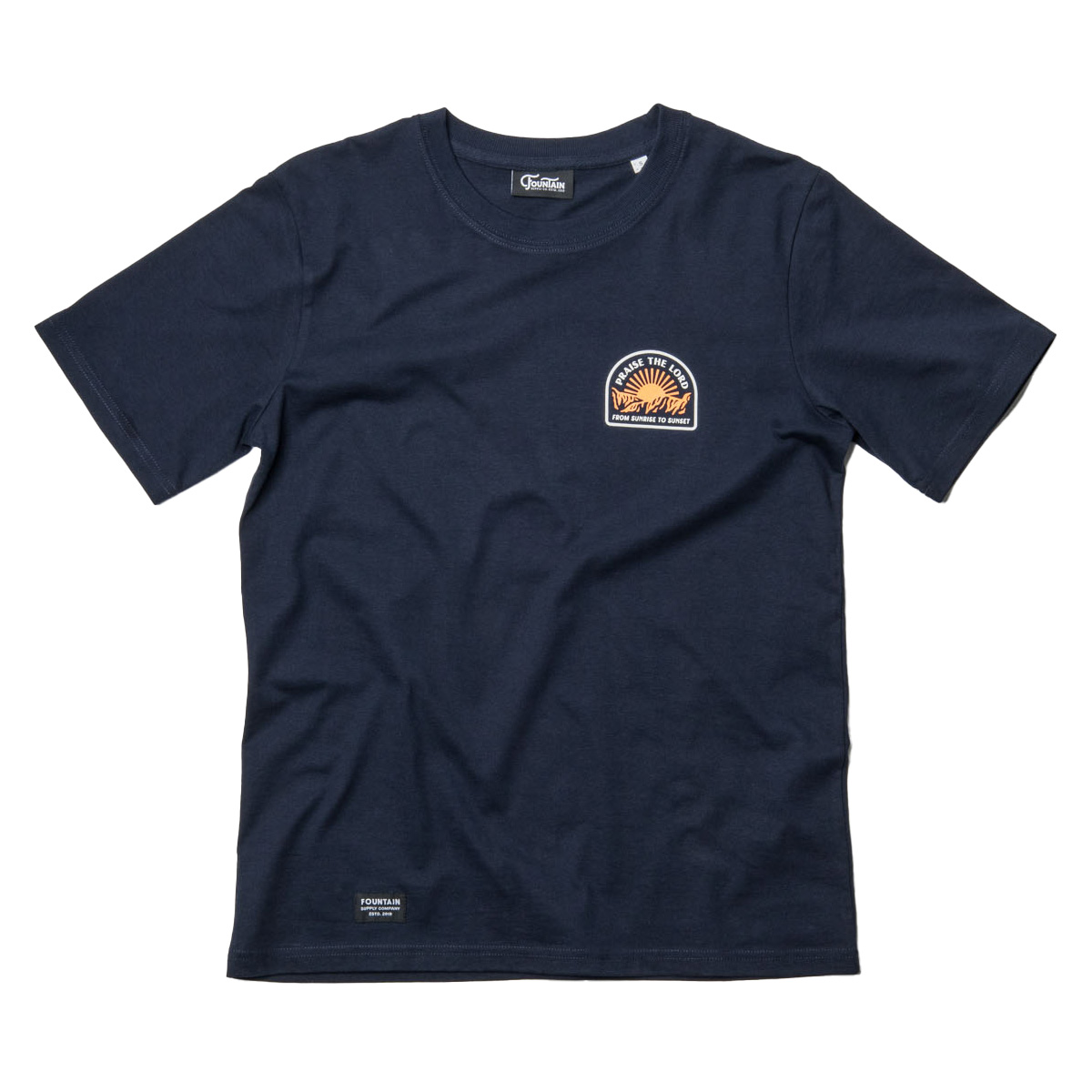 Praise the lord – Navy – T-Shirt Fountain Supply