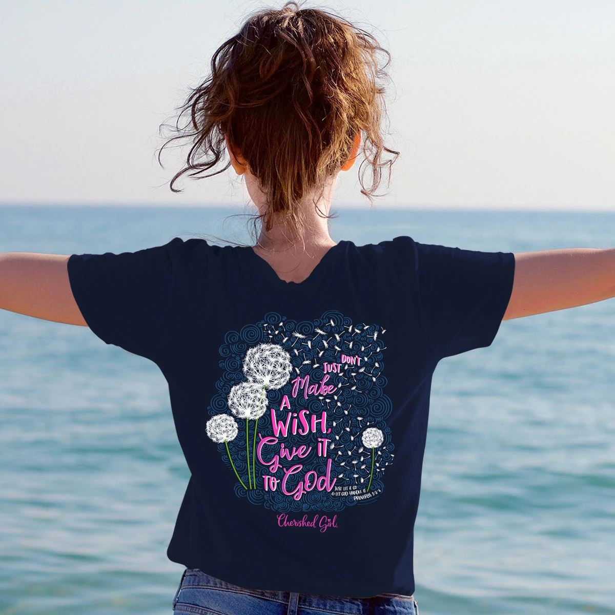 Give It To God – Cherished Girl ® Girlie-Shirt