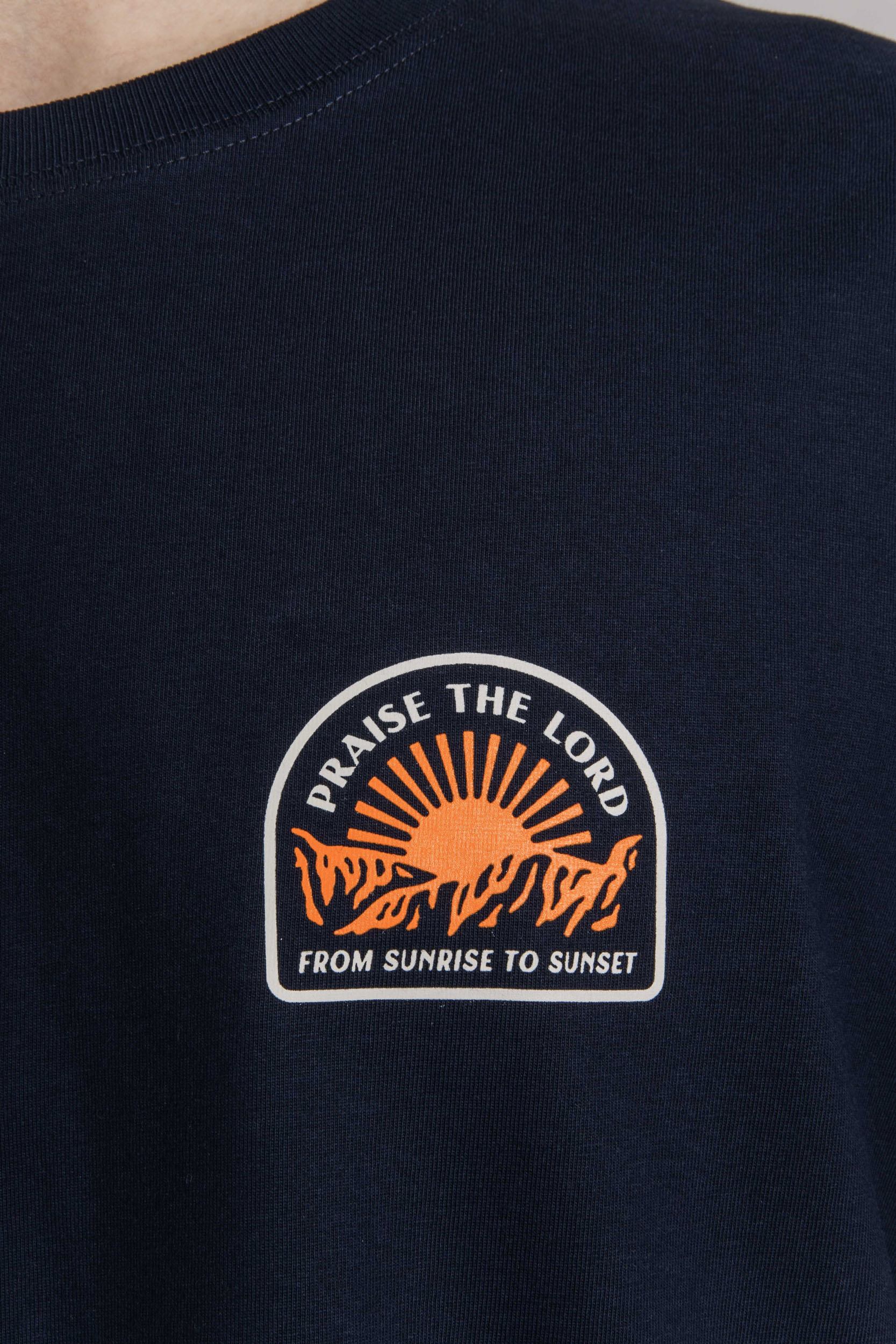 Praise the lord – Navy – T-Shirt Fountain Supply