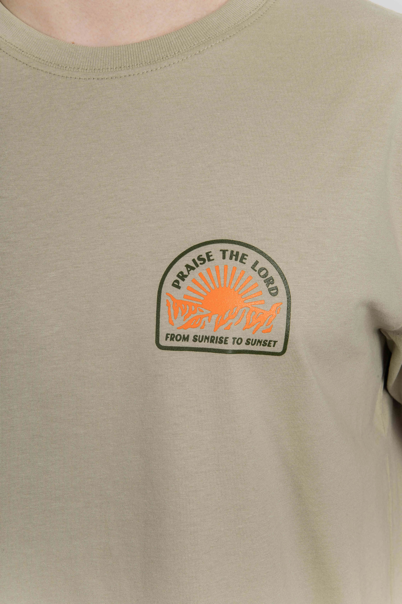 Praise the lord – Light Khaki– T-Shirt Fountain Supply