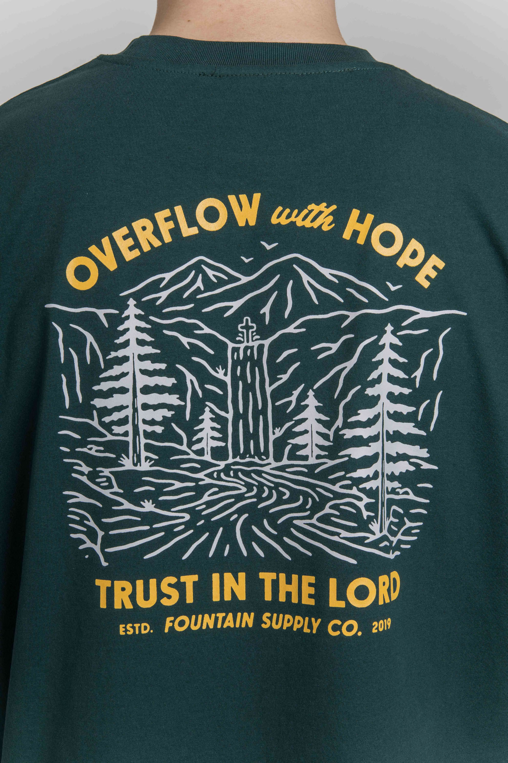 Overflow with hope – T-Shirt Fountain Supply