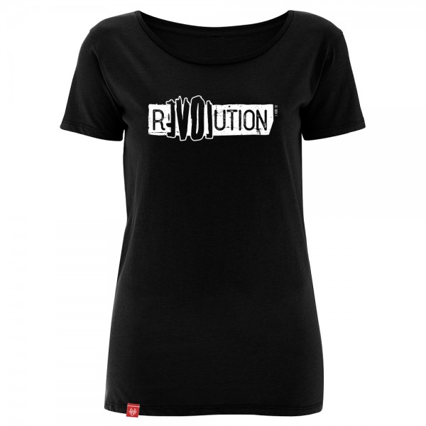 Girlie-Shirt Revolution – Love (Schwarz)