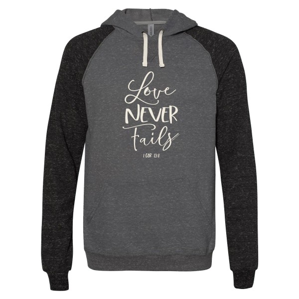 Love Never Fails– grace & truth ® Girlie-Shirt