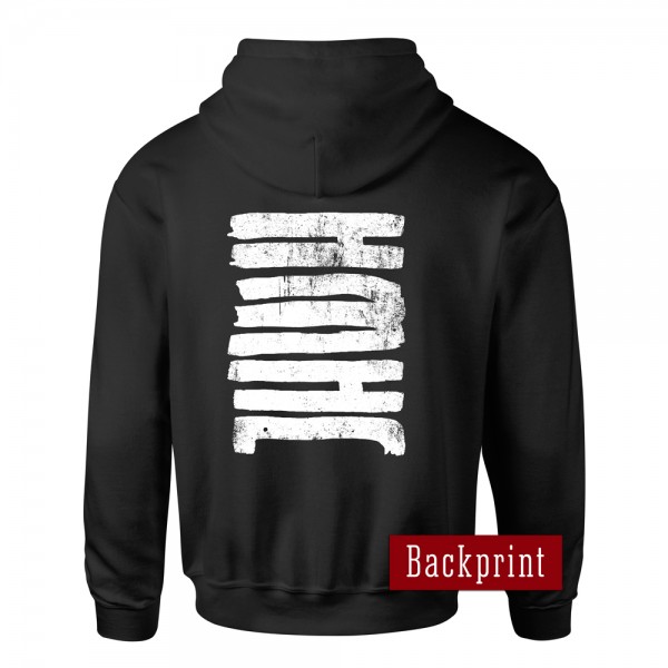 Kapuzenjacke JHWH (Jahwe – Gott) – Holy Heart Design