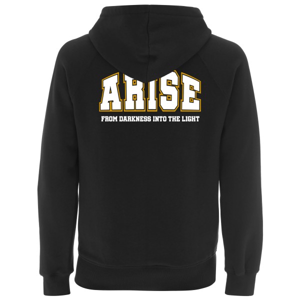 Zip-Up Arise – from darkness into the light – schwarz
