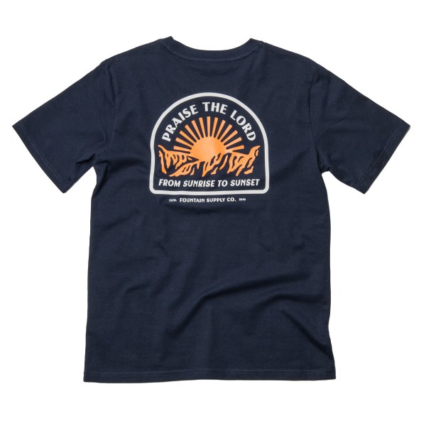 Praise the lord – Navy – T-Shirt Fountain Supply