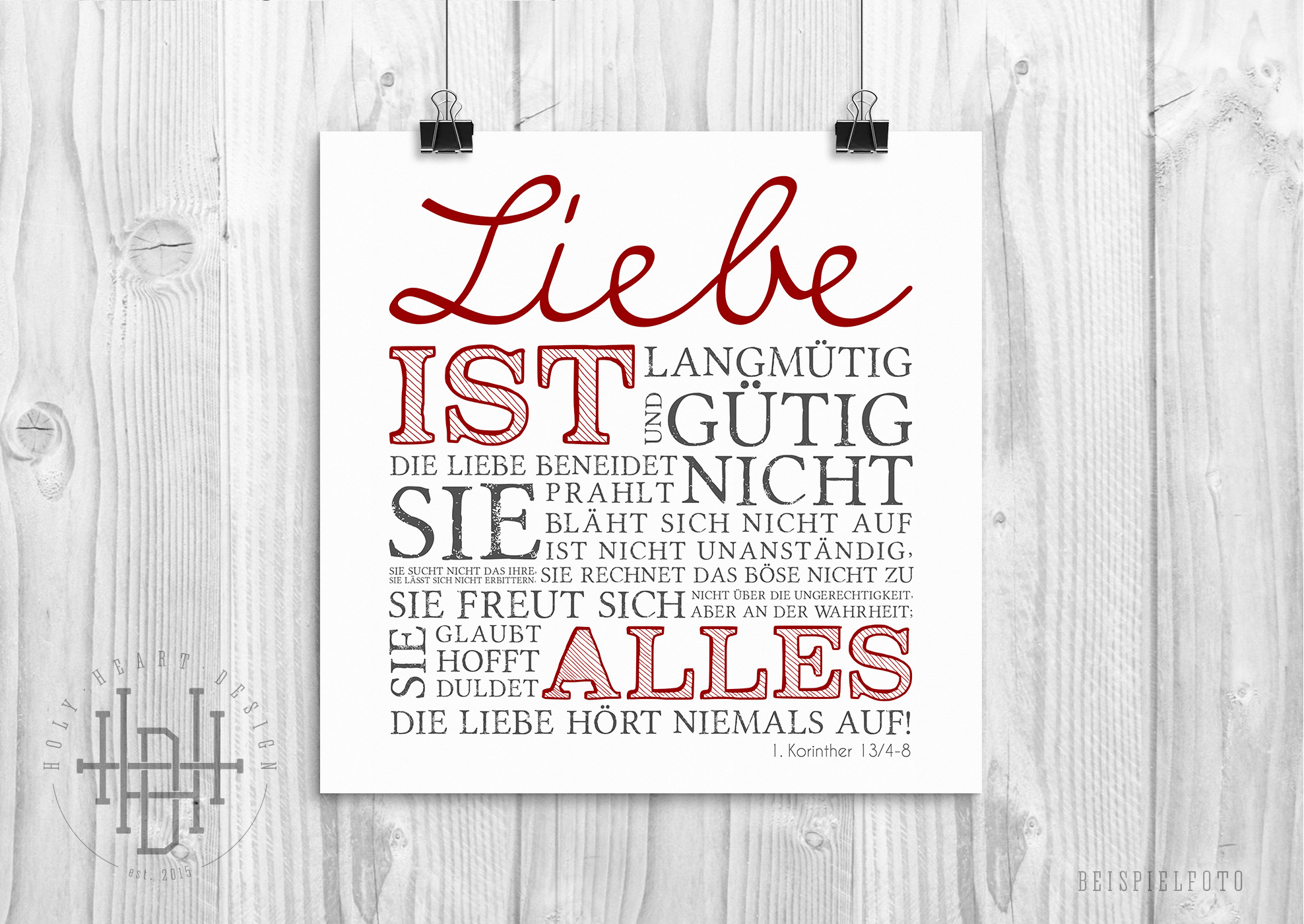 Das Hohe Lied Der Liebe Poster Holy Heart Design Kleidung Mit Message